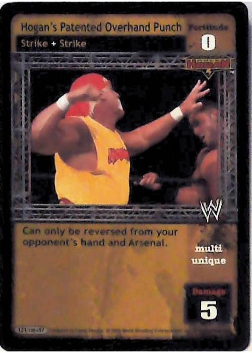 Raw Deal CCG | Hogan’s Patented Overhand Punch (Foil) - Unforgiven | The Nerd Merchant