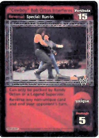 Raw Deal CCG | “Cowboy” Bob Orton Interferes (Foil) - Unforgiven | The Nerd Merchant