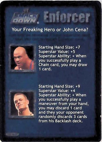 Raw Deal CCG | Your Freaking Hero or John Cena? (Foil) - Unforgiven | The Nerd Merchant