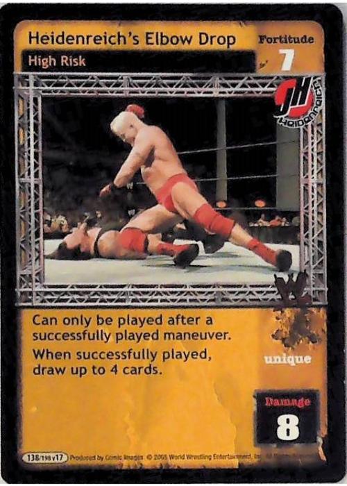 Raw Deal CCG | Heidenreich’s Elbow Drop - Unforgiven | The Nerd Merchant