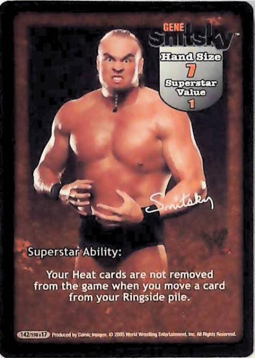 Raw Deal CCG | Gene Snitsky Superstar Card - Unforgiven | The Nerd Merchant