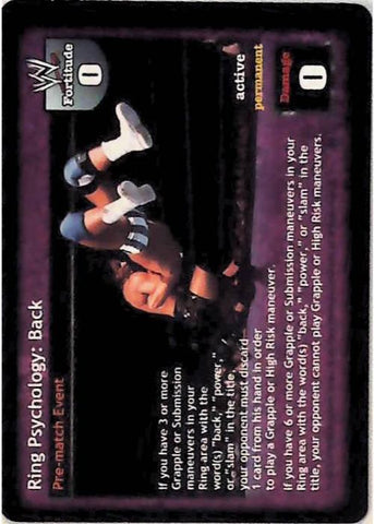 Raw Deal CCG | Ring Psychology: Back - Velocity | The Nerd Merchant