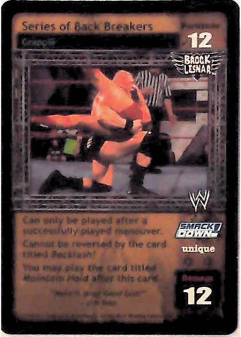 Raw Deal CCG | Series of Back Breakers (Foil) - Velocity | The Nerd Merchant