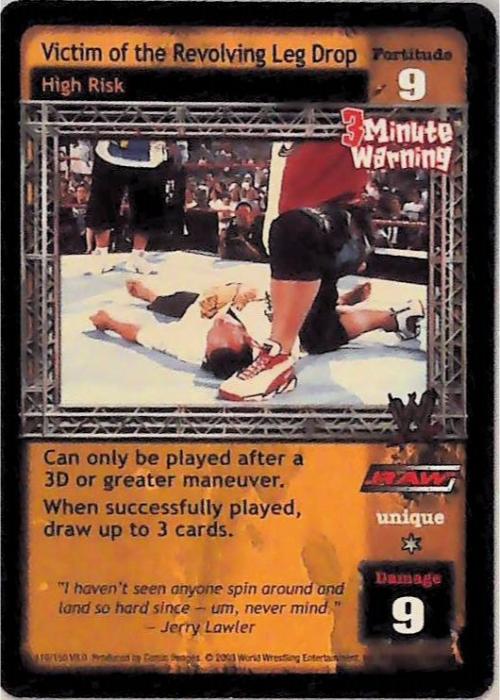 Raw Deal CCG | Victim of the Revolving Leg Drop - Velocity | The Nerd Merchant