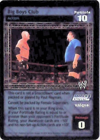 Raw Deal CCG | Big Boys Club (Foil) - Vengeance | The Nerd Merchant