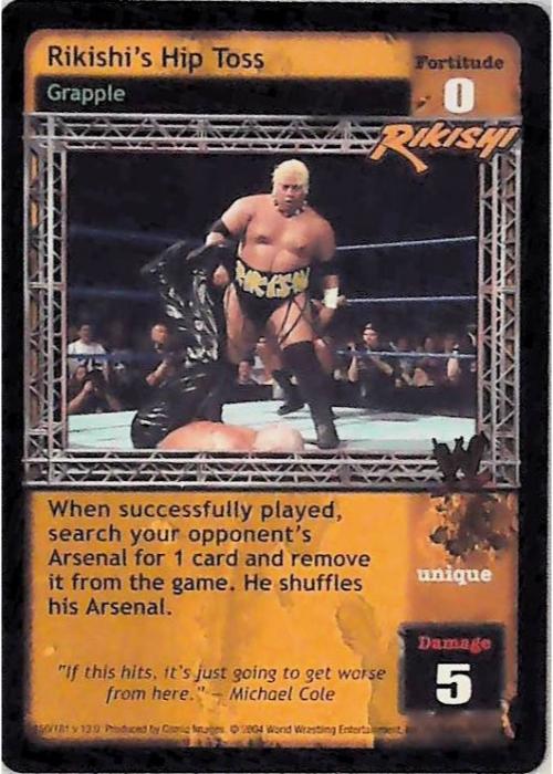 Raw Deal CCG | Rikishi’s Hip Toss - Vengeance | The Nerd Merchant