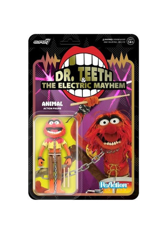 Super7 | Muppets ReAction Figures Wave 1 - Electric Mayhem Band - Animal [NIP] | The Nerd Merchant