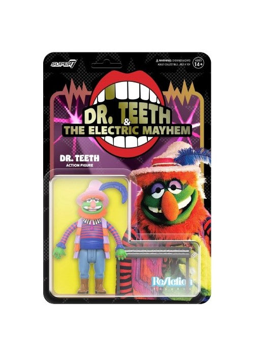 Super7 | Muppets ReAction Figures Wave 1 - Electric Mayhem Band - Dr Teeth [NIP] | The Nerd Merchant