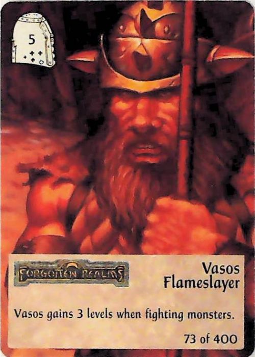 SpellFire CCG | Vasos Flameslayer - 1st Edition 73/440 | The Nerd Merchant