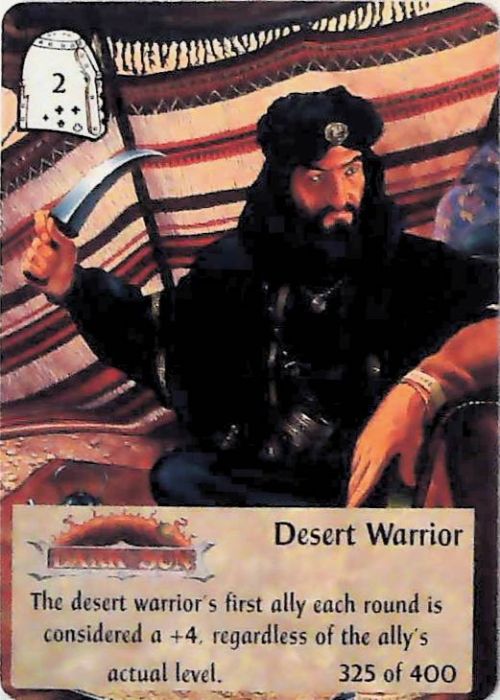 Spellfire CCG | Desert Warrior - 1st Edition 325 of 400 | The Nerd Merchant