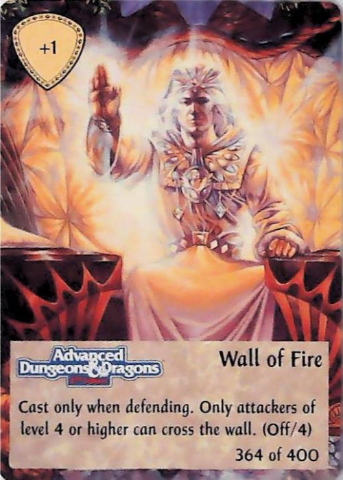 SpellFire CCG | Wall of Fire - 1st Edition 364/440 | The Nerd Merchant