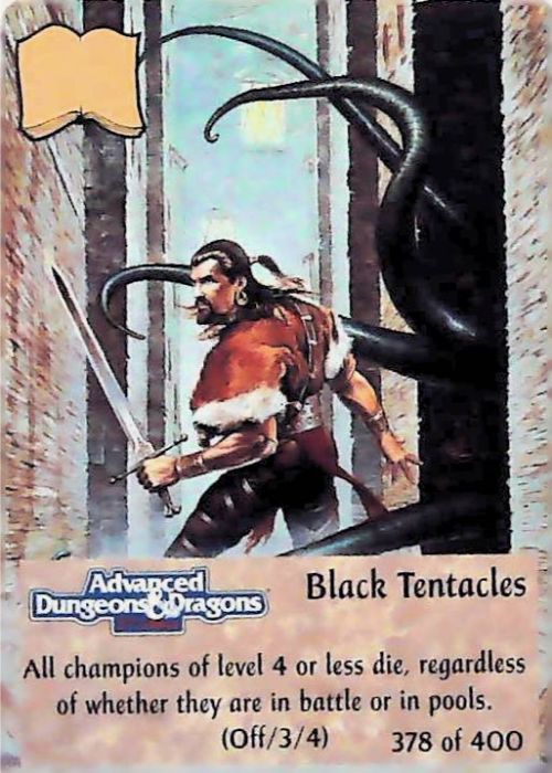 SpellFire CCG | Black Tentacles - 1st Edition 378/440 | The Nerd Merchant