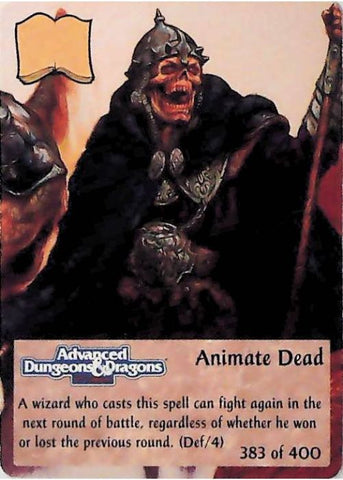 SpellFire CCG | Animate Dead - 1st Edition 383/440 | The Nerd Merchant