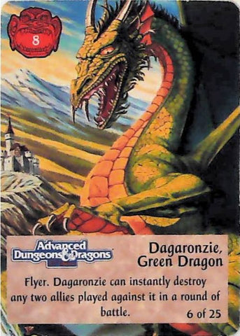 SpellFire CCG | Dagaronzie, Green Dragon - 1st Edition Special 6/25 | The Nerd Merchant