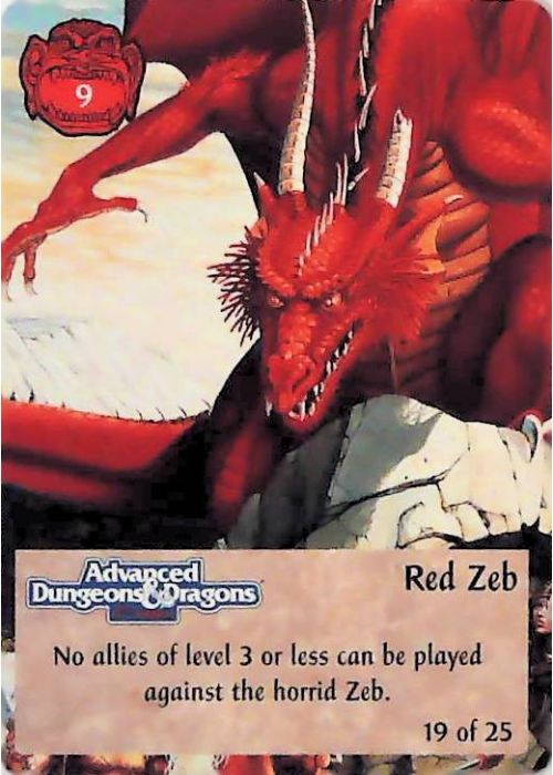 SpellFire CCG | Red Zeb - 1st Edition Special 19/25 | The Nerd Merchant