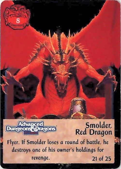 SpellFire CCG | Smolder, Red Dragon - 1st Edition Special 21/25 | The Nerd Merchant