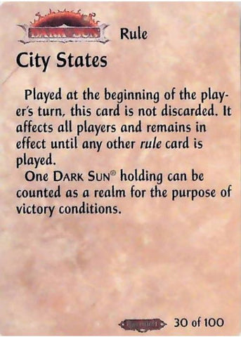 Spellfire CCG | City States - Ravenloft 30/100 | The Nerd Merchant