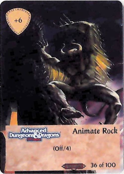 Spellfire CCG | Animate Rock - Ravenloft 36/100 | The Nerd Merchant