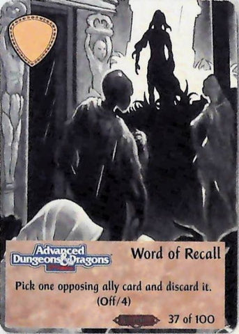 Spellfire CCG | Word of Recall - Ravenloft 37/100 | The Nerd Merchant