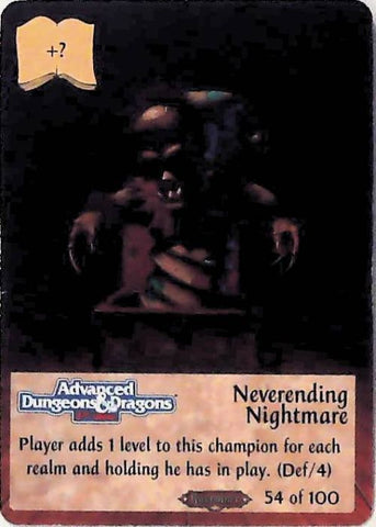 Spellfire CCG | Neverending Nightmare - Ravenloft 54/100 | The Nerd Merchant