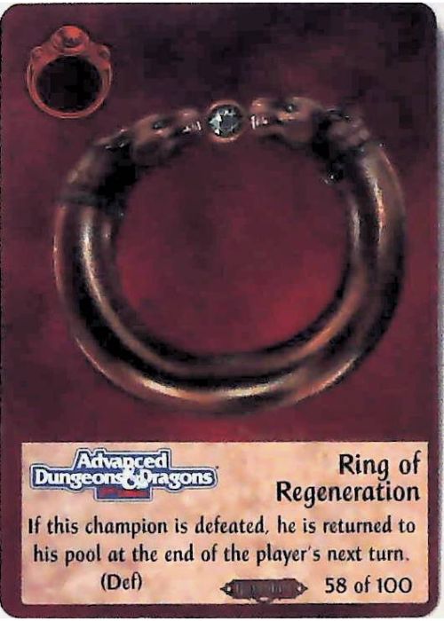 Spellfire CCG | Ring of Regeneration - Ravenloft 58/100 | The Nerd Merchant