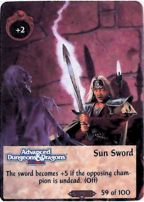 Spellfire CCG | Sun Sword - Ravenloft 59 of 100 | The Nerd Merchant