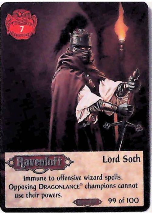 Spellfire CCG | Lord Soth - Ravenloft 99/100 | The Nerd Merchant