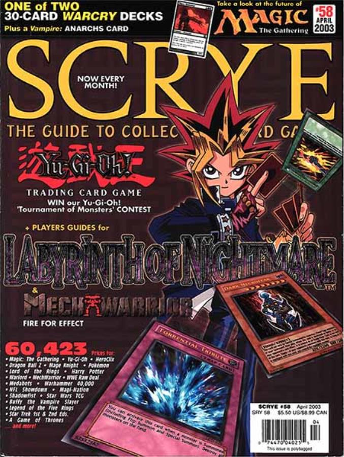 Gaming Magazine | Scrye #58 [Apr 2003] (Yu-Gi-Oh!) | The Nerd Merchant