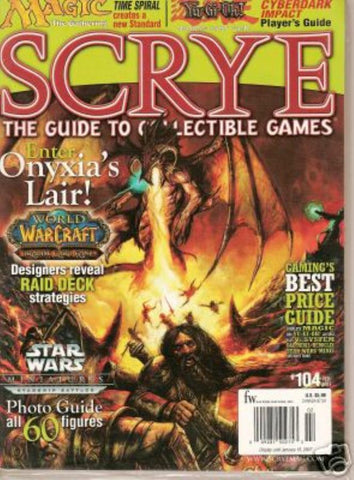 Gaming Magazine | Scrye #104 [Feb 2007] (World of Warcraft TCG) | The Nerd Merchant