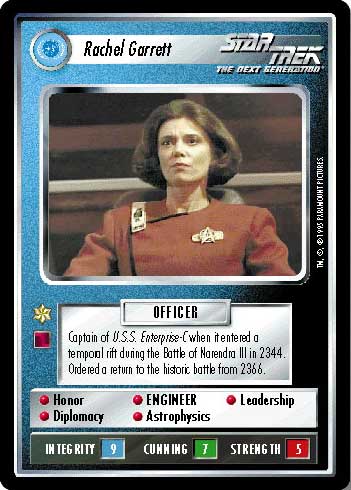 Star Trek CCG | Rachel Garrett - Alternate Universe | The Nerd Merchant