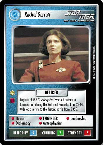 Star Trek CCG | Rachel Garrett - Alternate Universe | The Nerd Merchant