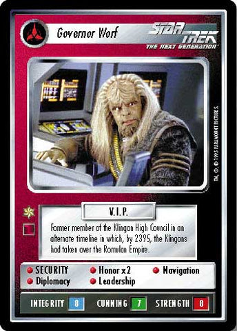 Star Trek CCG | Governor Worf - Alternate Universe | The Nerd Merchant