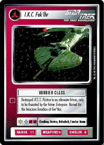 Star Trek CCG | I.K.C. Fek'lhr - Alternate Universe | The Nerd Merchant