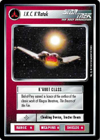 Star Trek CCG | I.K.C. K'Ratak - Alternate Universe | The Nerd Merchant