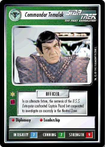 Star Trek CCG | Commander Tomalak - Alternate Universe | The Nerd Merchant