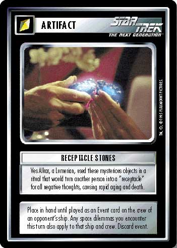 Star Trek CCG | Receptacle Stones - Alternate Universe | The Nerd Merchant