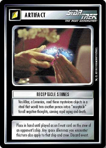 Star Trek CCG | Receptacle Stones - Alternate Universe | The Nerd Merchant