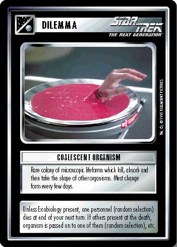Star Trek CCG | Coalescent Organism - Alternate Universe | The Nerd Merchant
