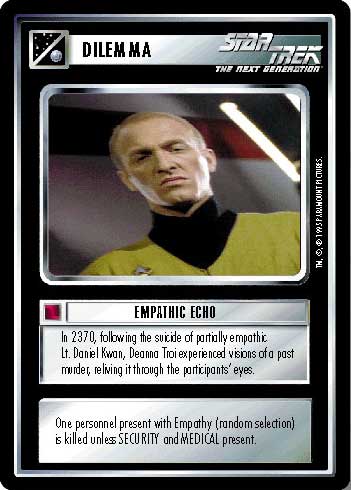 Star Trek CCG | Empathic Echo - Alternate Universe | The Nerd Merchant