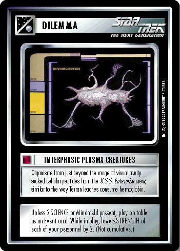 Star Trek CCG | Interphasic Plasma Creatures - Alternate Universe | The Nerd Merchant