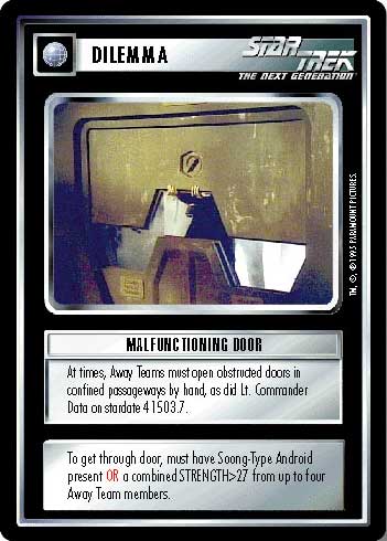Star Trek CCG | Malfunctioning Door - Alternate Universe | The Nerd Merchant