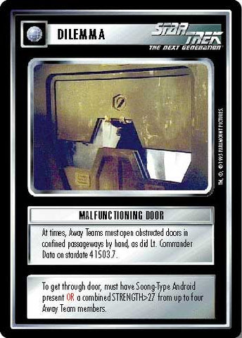 Star Trek CCG | Malfunctioning Door - Alternate Universe | The Nerd Merchant