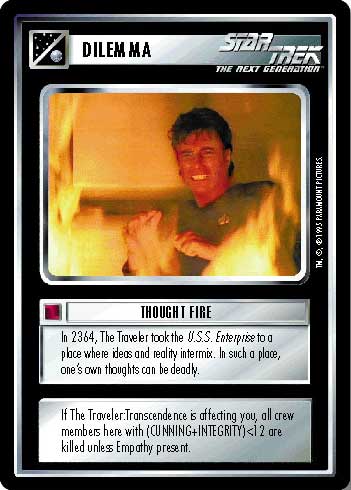 Star Trek CCG | Thought Fire - Alternate Universe | The Nerd Merchant