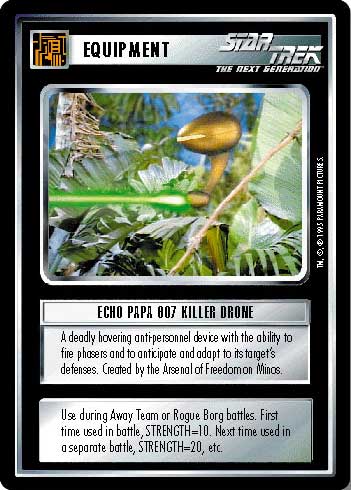 Star Trek CCG | Echo Papa 607 Killer Drone - Alternate Universe | The Nerd Merchant