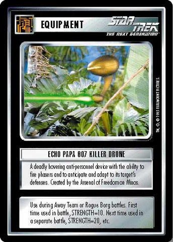 Star Trek CCG | Echo Papa 607 Killer Drone - Alternate Universe | The Nerd Merchant