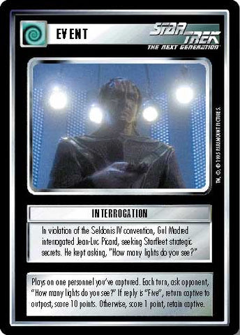 Star Trek CCG | Interrogation - Alternate Universe | The Nerd Merchant