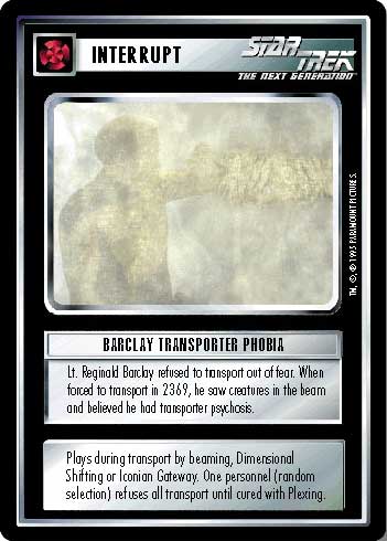 Star Trek CCG | Barclay Transporter Phobia - Alternate Universe | The Nerd Merchant
