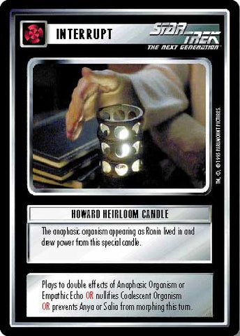 Star Trek CCG | Howard Heirloom Candle - Alternate Universe | The Nerd Merchant
