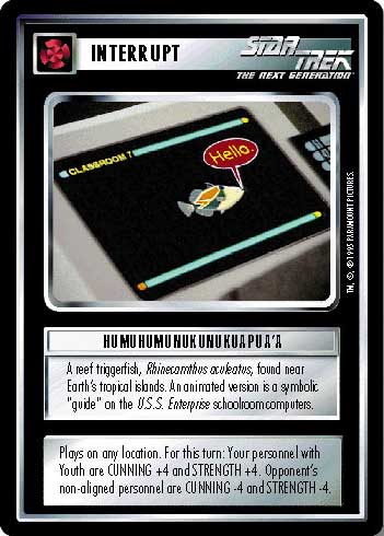 Star Trek CCG | Humuhumunukunukuapua'a - Alternate Universe | The Nerd Merchant