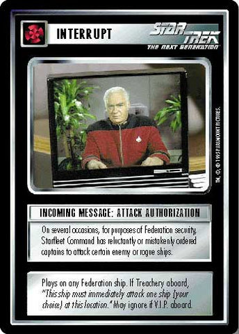 Star Trek CCG | Incoming Message: Attack Authorization - Alternate Universe | The Nerd Merchant
